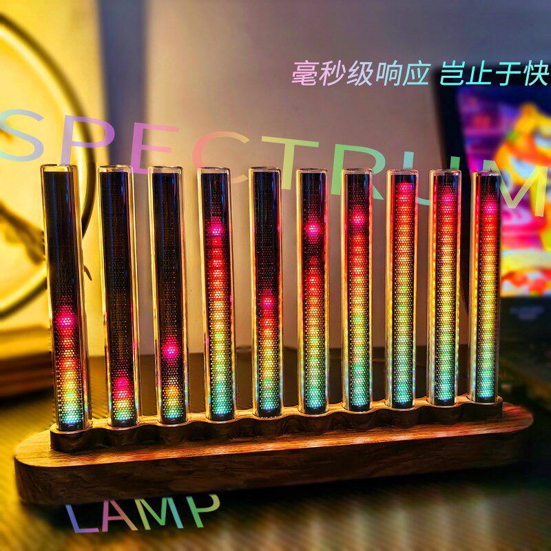 赛博朋克音频拾音节奏灯