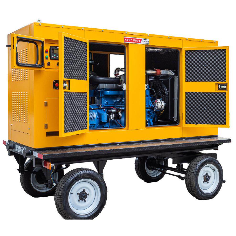 电台备用电源柴油500kw600kw700kw多功能一体拖车燃油发电机组