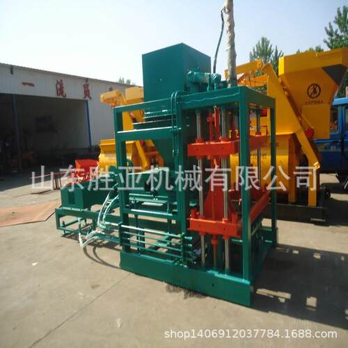 QT4-20 hydraulic concrete hollow block making machine