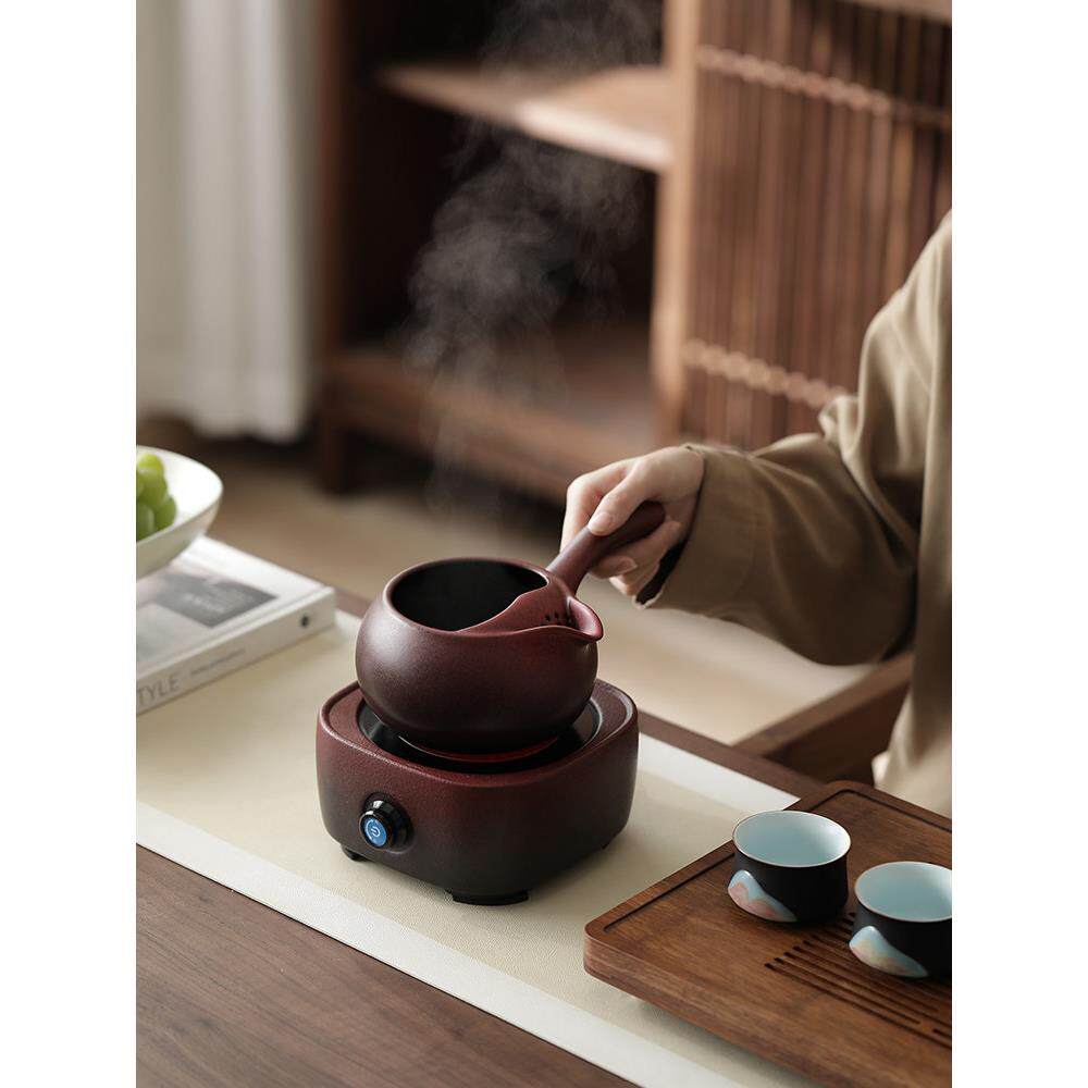 冬天围炉煮茶家用室内罐罐煮茶壶煮茶器小型电陶炉煮茶炉陶瓷茶壶