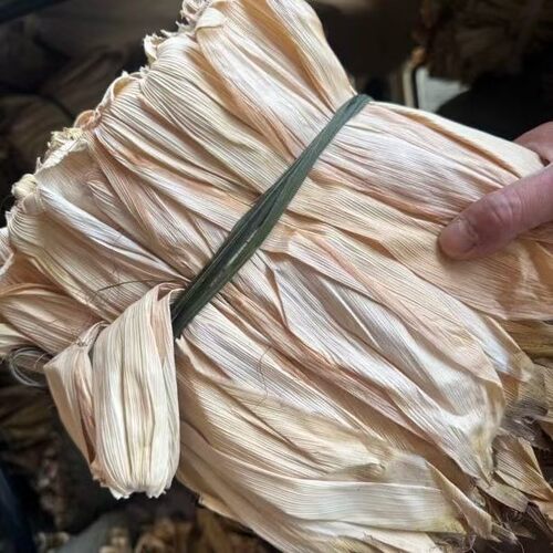 新包谷叶子玉米壳冻粑叶笼屉布幼儿园手工编织工艺品制作材料