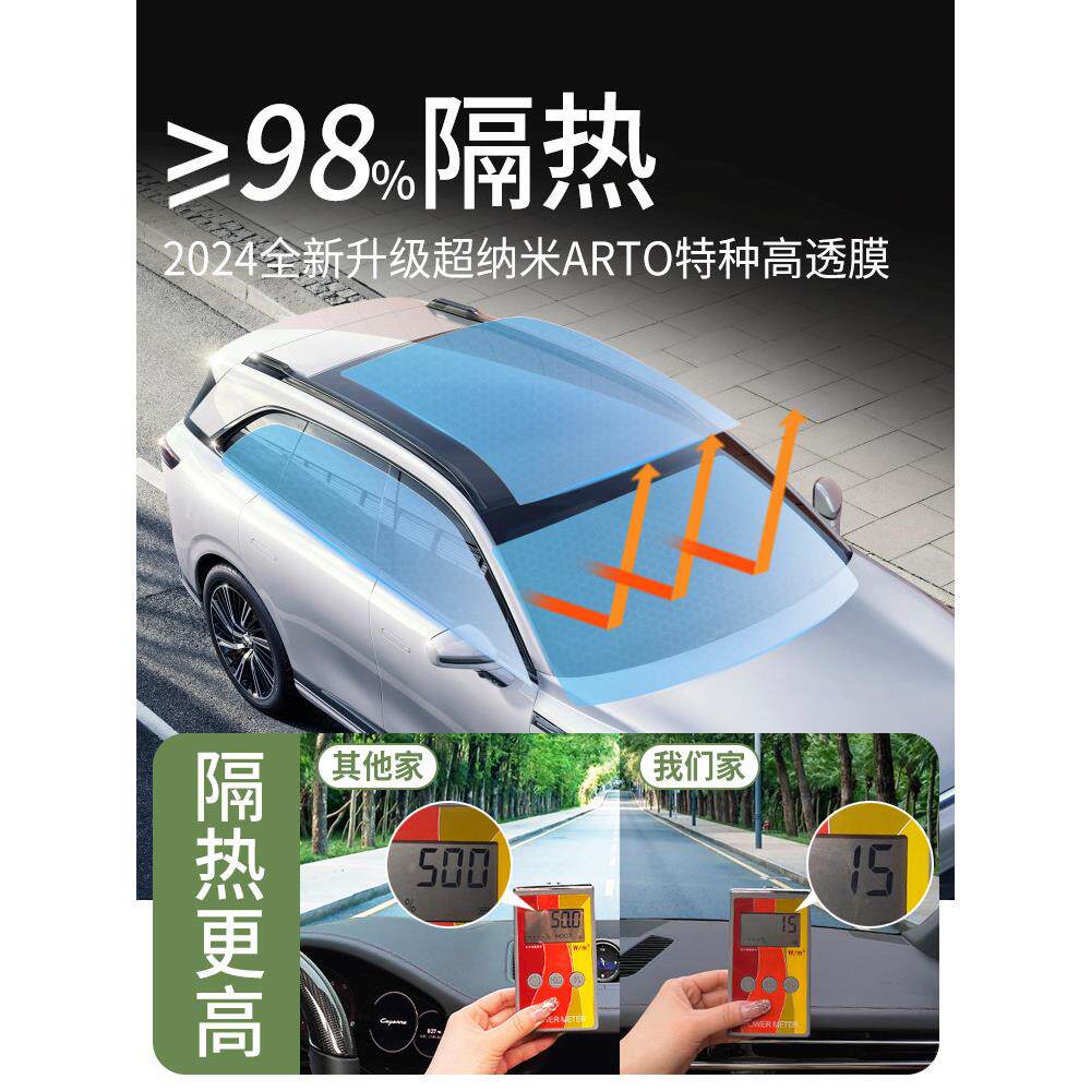 适用于贴合太阳膜汽车膜隔热膜太阳膜窗户防晒玻璃防爆膜全车膜