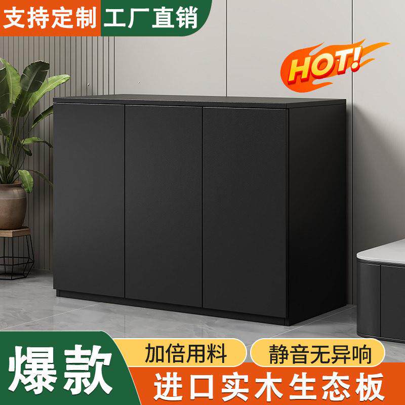 鱼缸底柜客厅小型简易家用水族馆底滤柜隔断架放置柜定制实木柜子