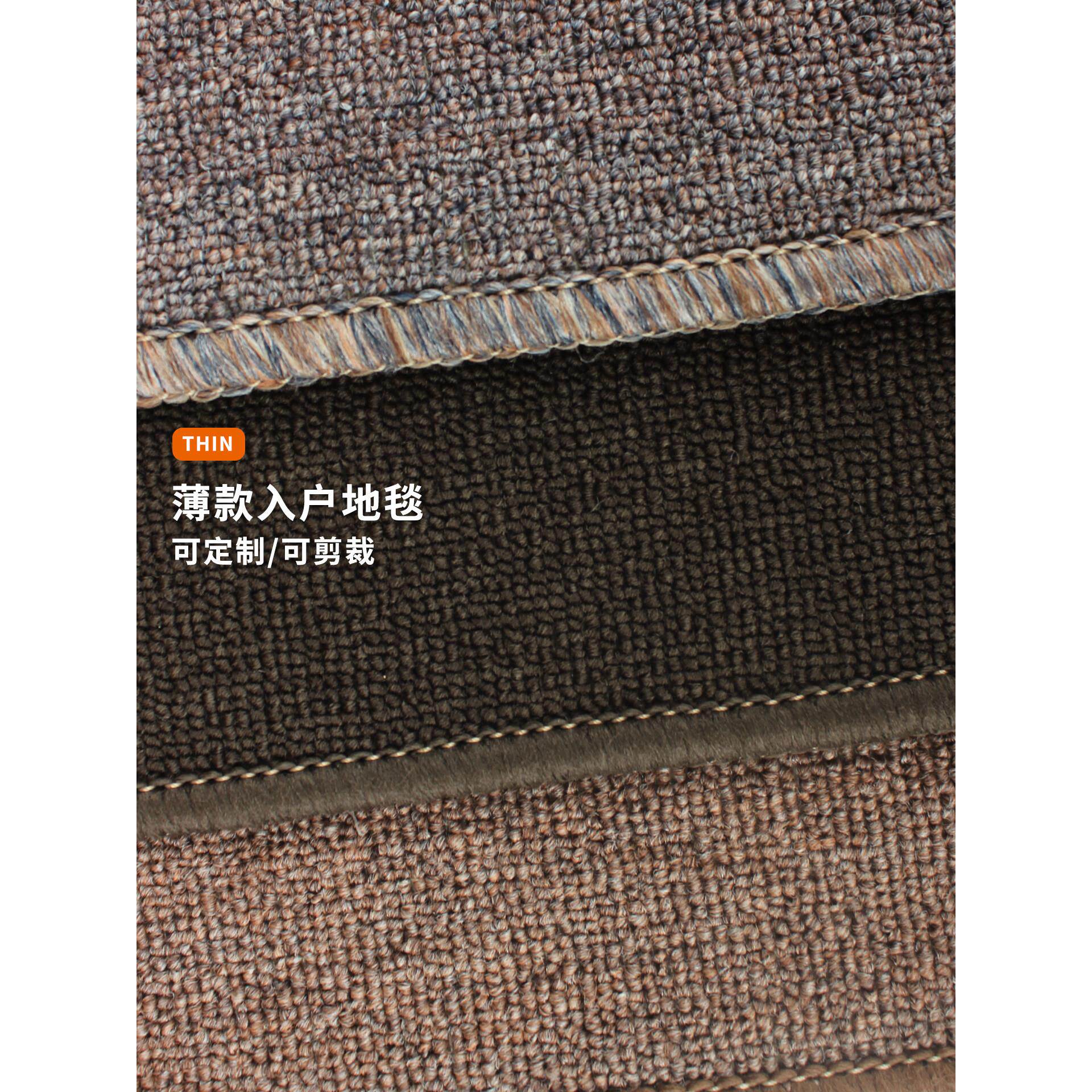 薄款入户地毯入户门垫玄关进门垫不卡门超薄脚垫可剪裁地垫防滑