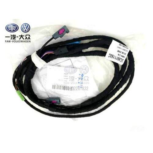 新迈腾B7L B8L 福斯CC翻标线束倒车影像轨迹线后备盖尾灯线锁块线