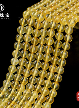 晶德珠宝 天然金珀散珠串珠散珠圆珠手工diy饰品手链厂家直销