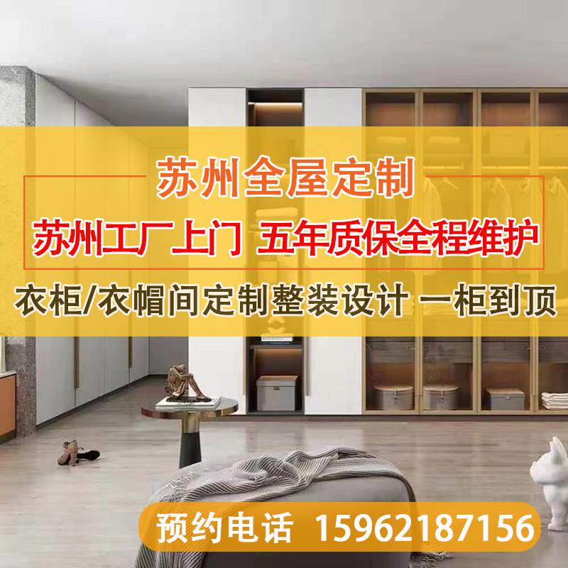 衣柜全屋定制苏州步入式衣帽间平开门现代简约整体实木家俱定订做