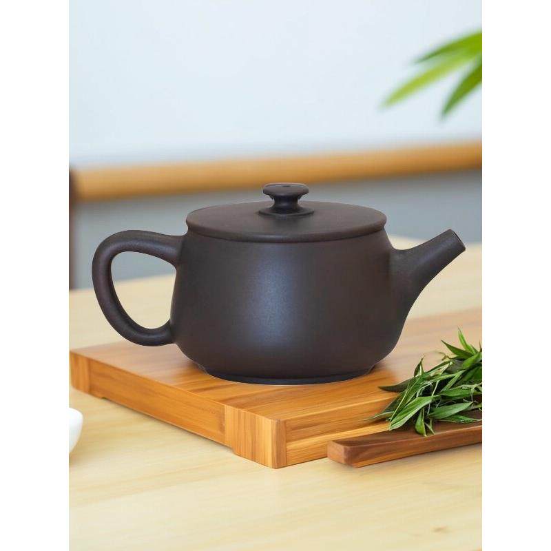 云南建水紫陶尾品茶壶紫陶壶特价体验汉瓦壶可携带改装成覆古家居