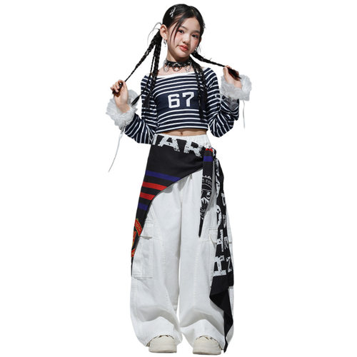 2026新款爵士舞女童服装小学生走秀街舞儿童舞蹈练功服女孩jaz