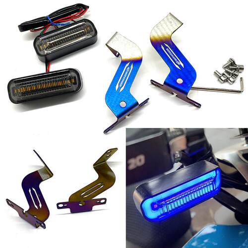 适用于小牛电动N1/N1S/M1/U1/M+/U+/U1C前转向灯不锈钢加厚固定支