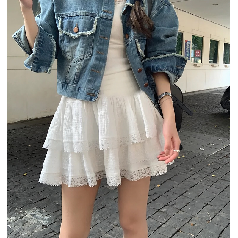 孕婦蛋糕半身裙防走光蓬蓬裙子