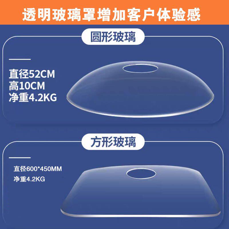 韩式烧烤排烟设备 烤肉店玻璃罩硬管伸缩排烟管排烟罩抽烟机商用