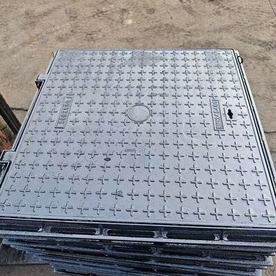 球磨铸铁排水沟盖板雨水篦子带框下水道地沟盖板污水口方形铁井盖