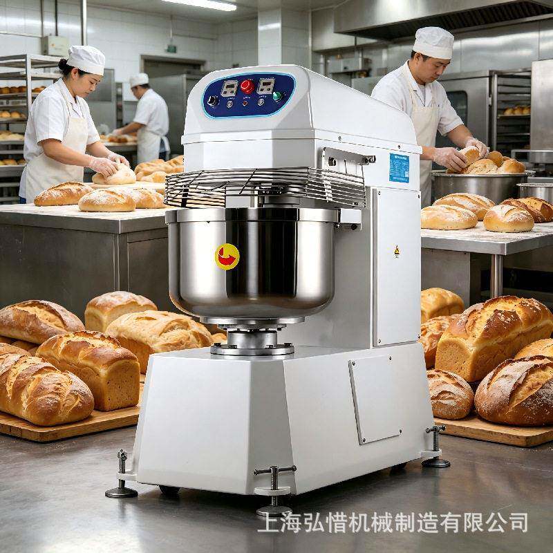 立式搅面机打面机100L和面机揉面机面包厂搅面机40kg干粉和面机