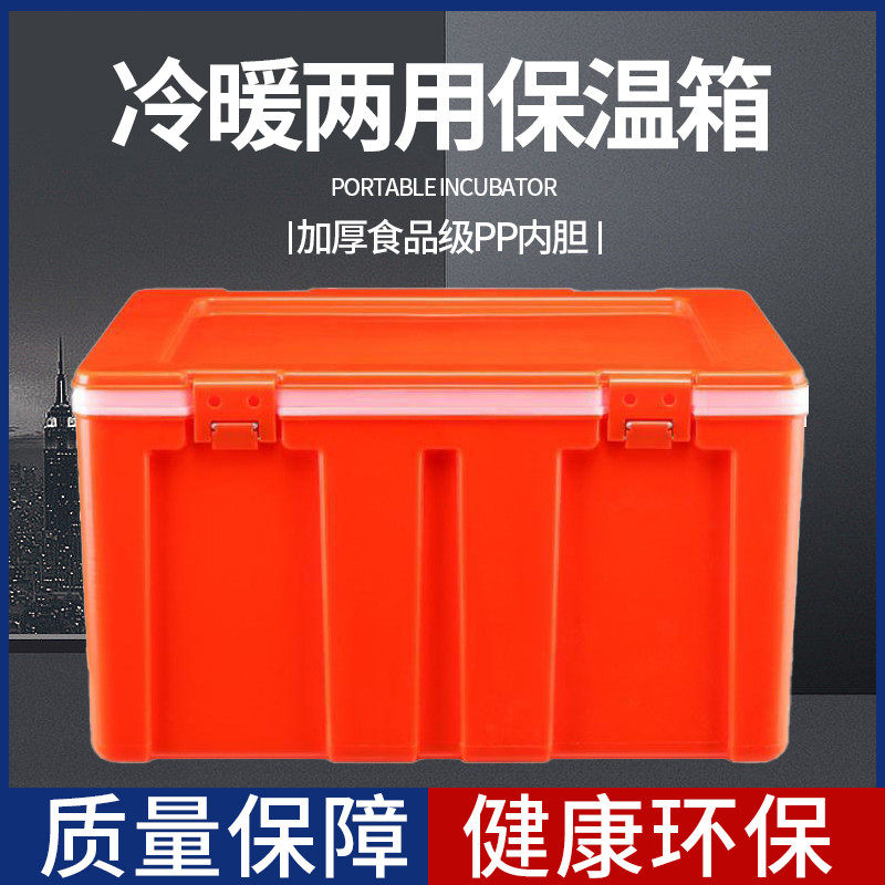 新款两用保温箱商用摆摊塑料恒温冷藏保暖冰块户外不插电外卖直销