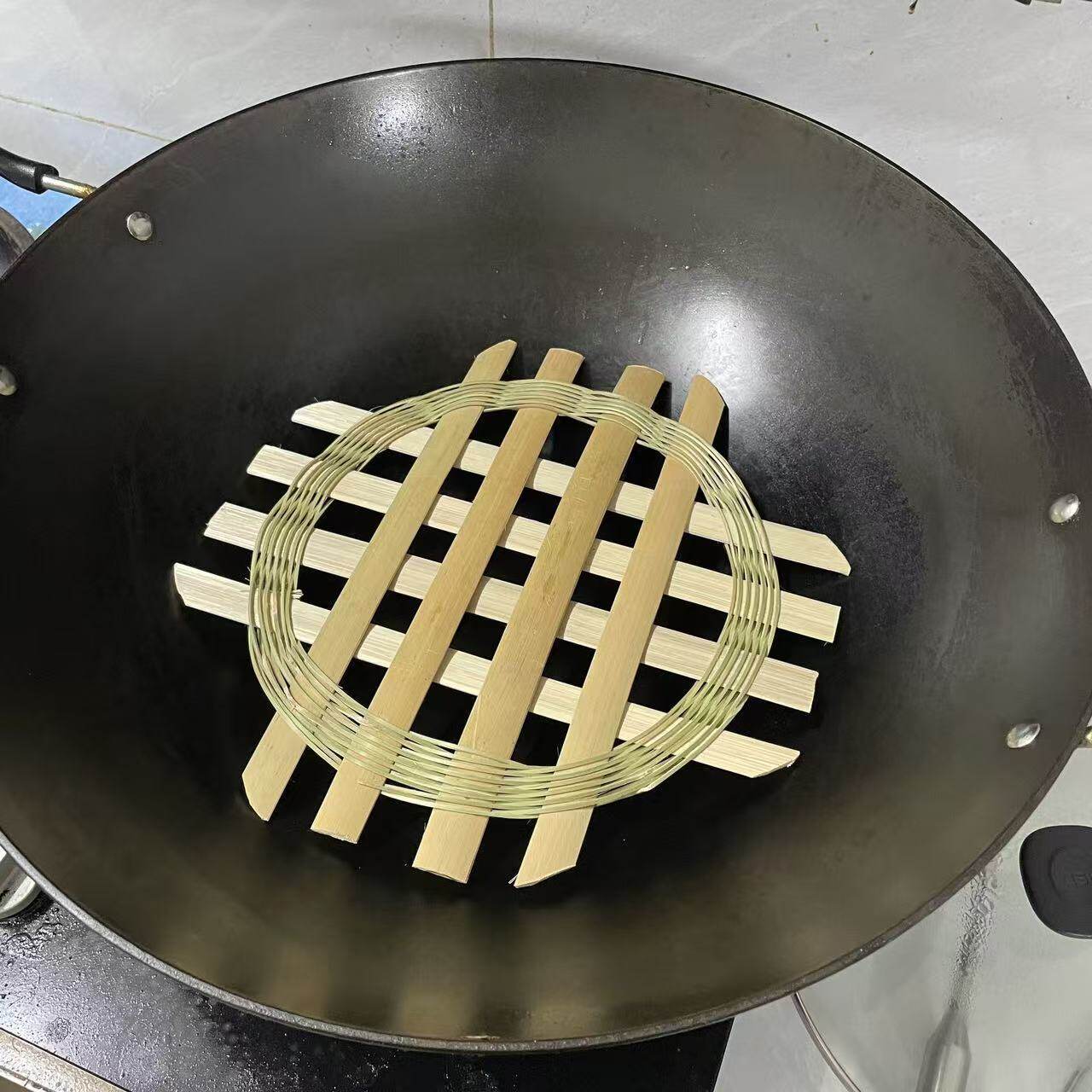 竹蒸片竹子蒸架竹蒸架老式厨房加厚手工家用压菜柴火灶食品级