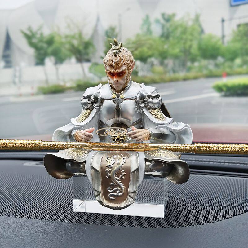 斗战胜佛创意车载车饰悟空摆件齐天大圣立体浮雕车内个性饰品装饰