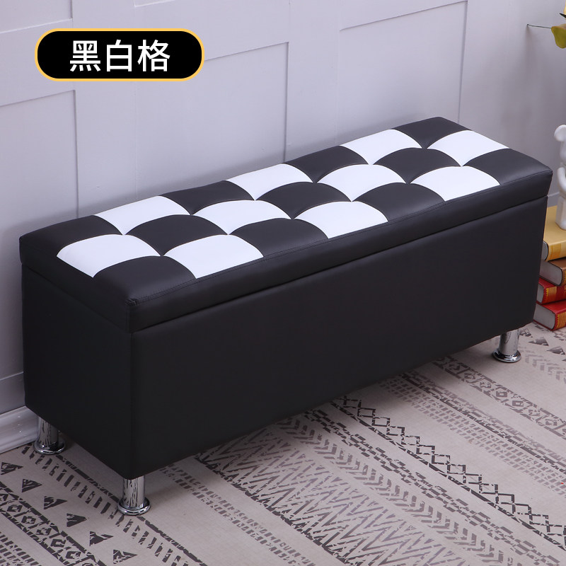 服装店沙发凳长凳储物试衣间凳子休息凳鞋店换鞋凳长条脚凳皮墩子