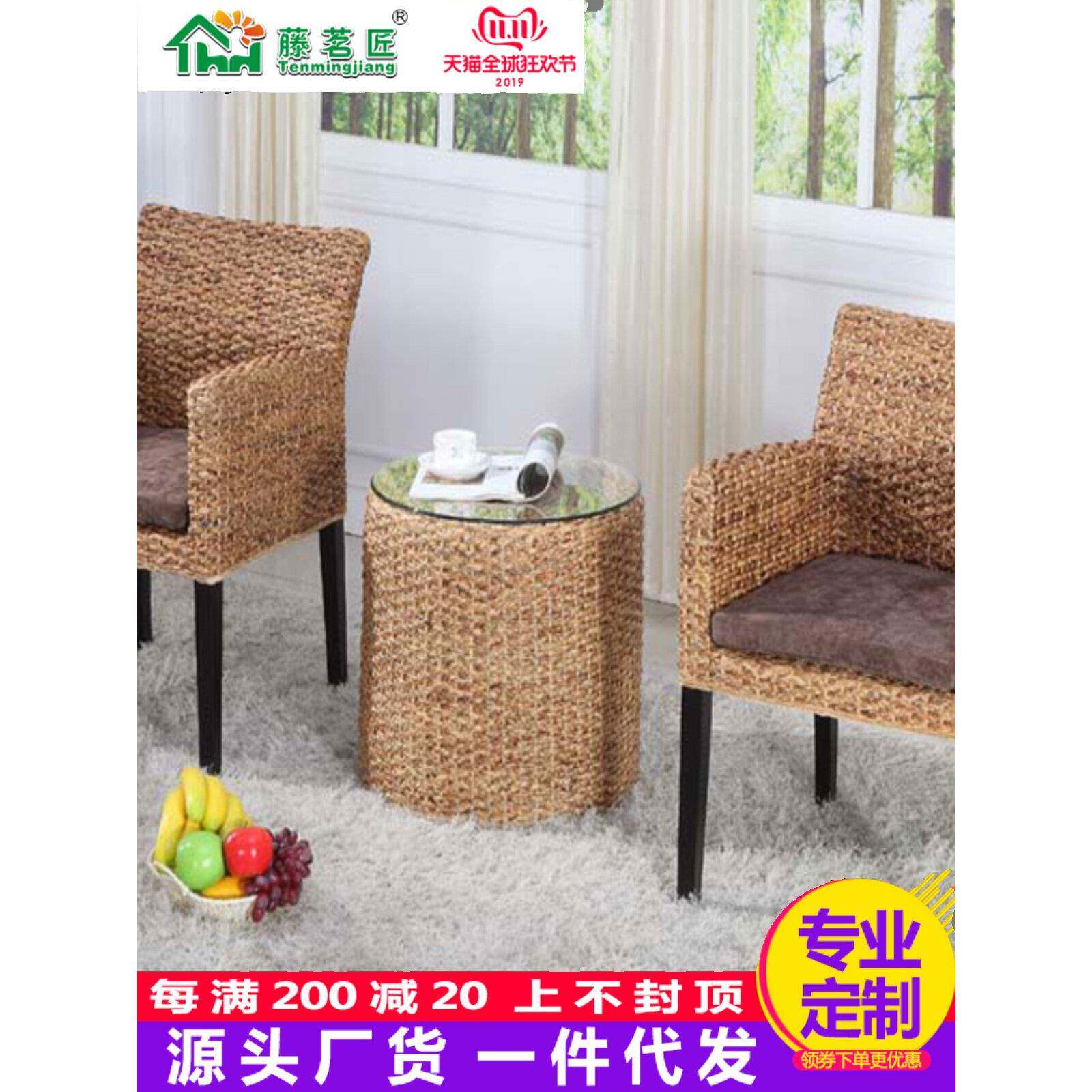 东南亚家具藤椅靠背椅休闲椅酒店椅餐厅椅藤家具藤沙发椅扶手椅