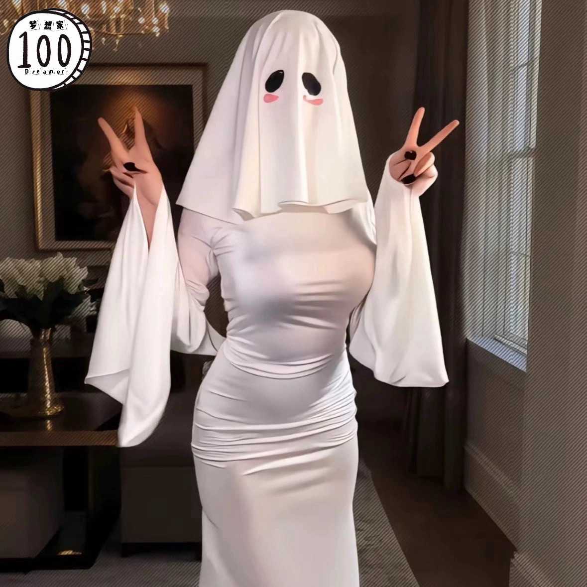 幽灵娘cos服幽灵公主万圣节性感