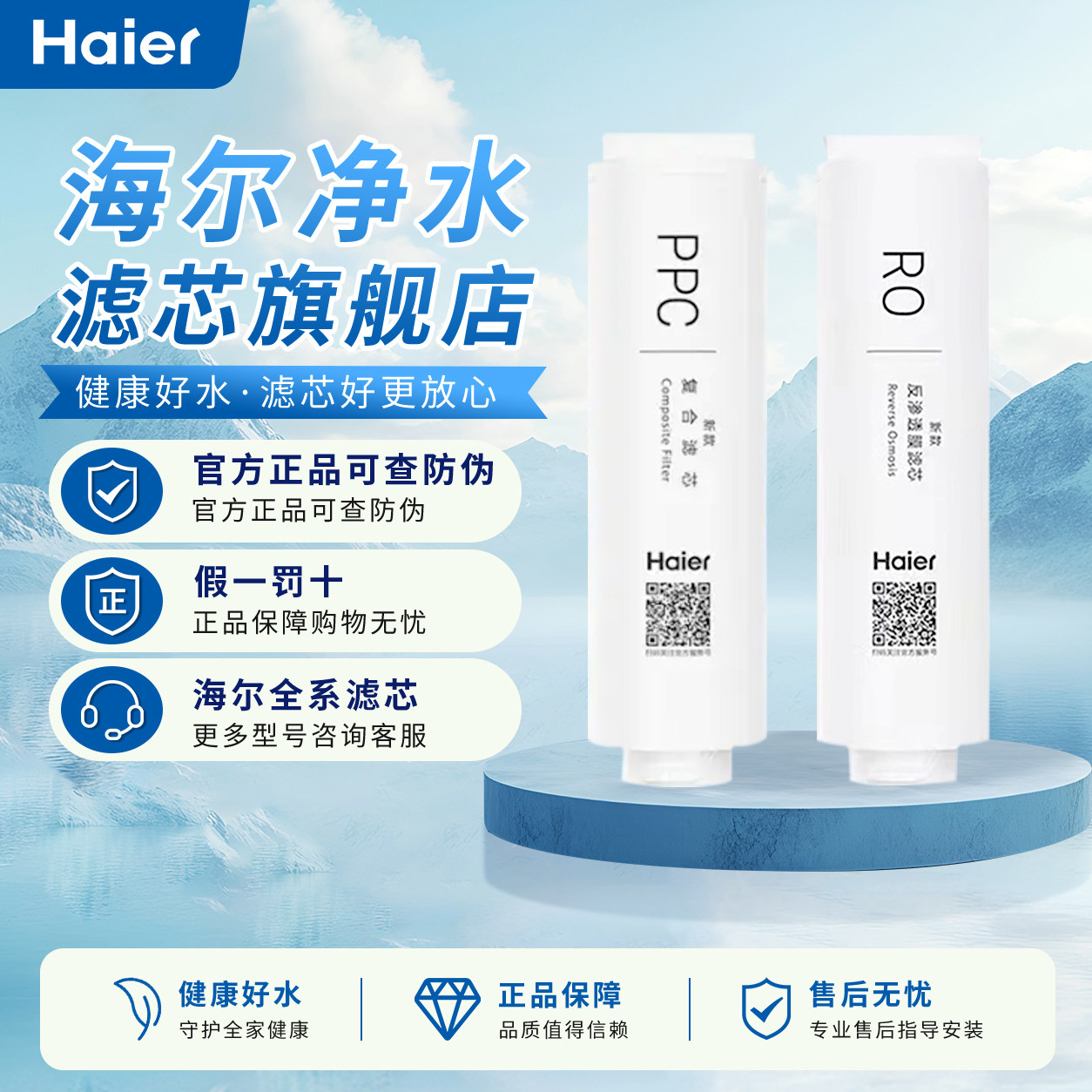 海尔净水器滤芯HRO12H99-2U1/12H59-2U1/12H20-2U1  RO反渗透PCB