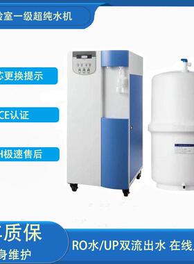 小型实验室专用纯水机学校科研台式超纯水机双流纯化水系统