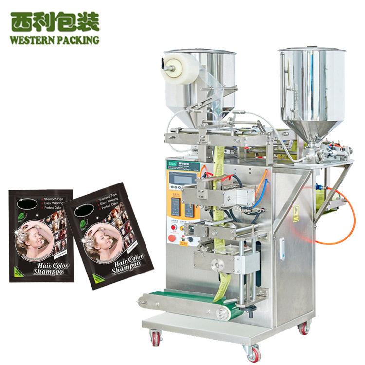 染发洗发露包装机液体染发膏洗发水包装机膏体液体袋包分装机