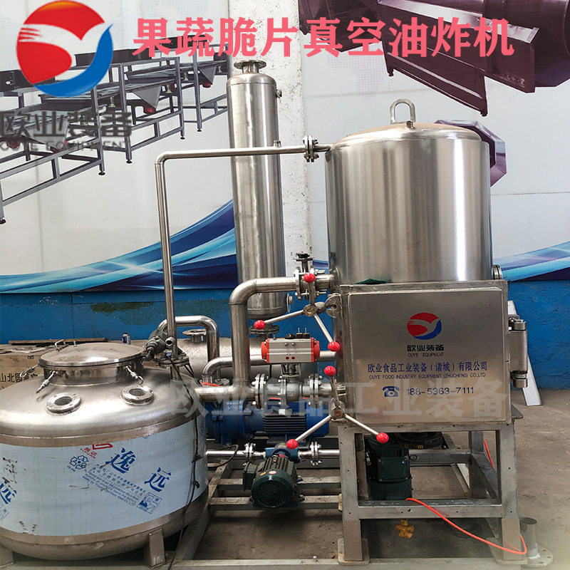 香酥小黄鱼真空油炸机果蔬脆片加工设备VF低温脱油机器