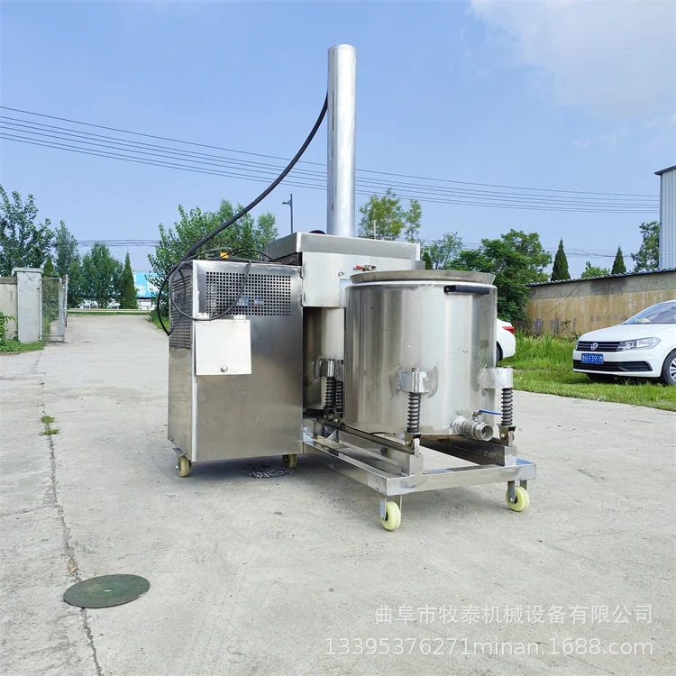 商用果蔬压榨榨汁机大型液压压榨机醋糟麦麸快速压榨脱水机