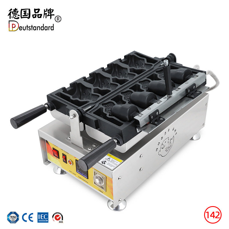 鲷鱼烧机商用电热烤饼机开口冰淇淋雕鱼烧热销版冰淇淋鲷鱼烧烤炉
