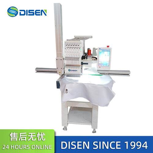 激光头大幅面全自动电脑绣花机刺绣机Laser Embroidery Machine