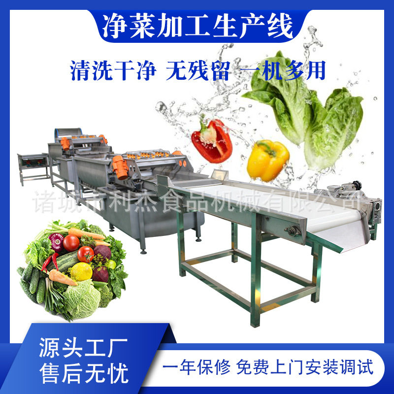 番茄气泡清洗机樱桃桃子清洗设备厂家中央厨房净菜加工流水线