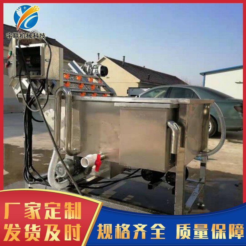宇联家用清洗机农副产品油菜去污去泥清洗流水线灵芝气泡清洗机