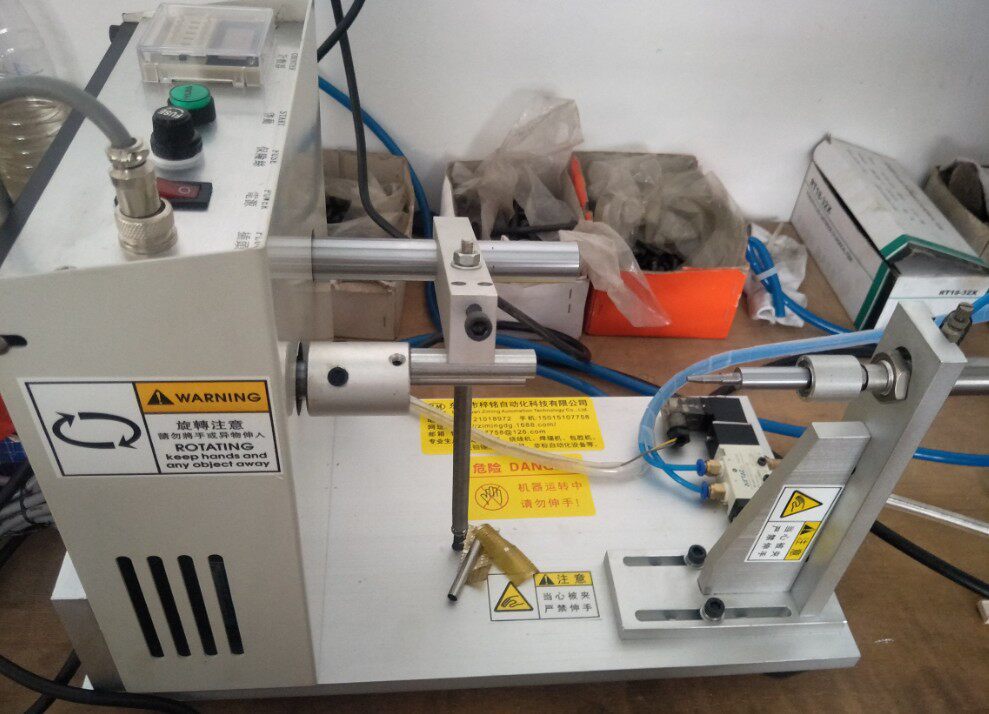 电子烟贴胶机包胶机各种电子烟线圈包膜机贴膜机不锈钢管包胶机