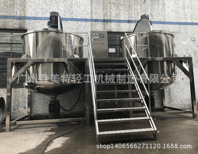 5吨洗洁精洗衣液搅拌机5000L单层乳化罐316不锈钢配料搅拌罐