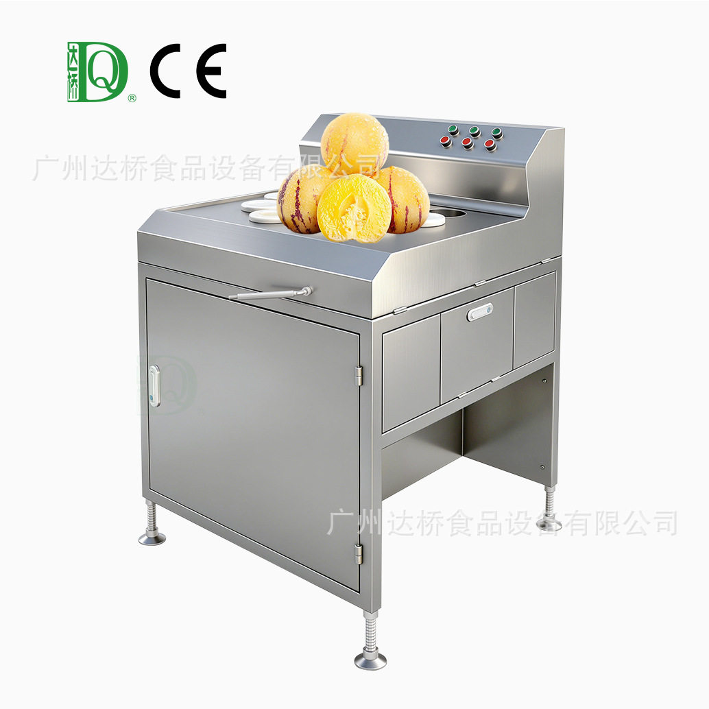 DQ达桥源头工厂工业果蔬型人参果高速切片机果片加工线时切6万片