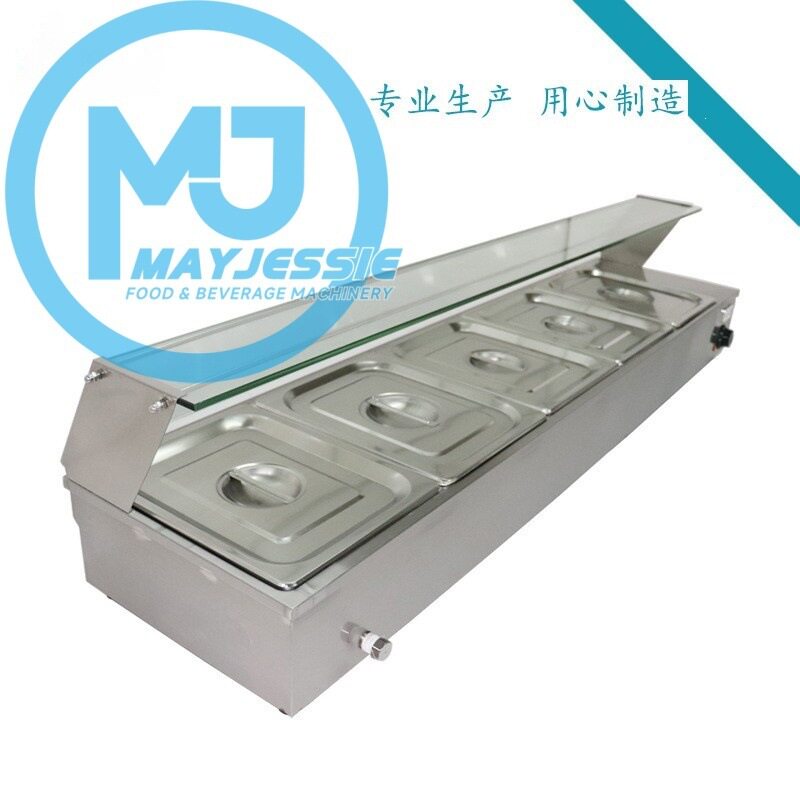 BM5汤池炉多格巧克力融化机熔化盘玻璃全钢份数盘带罩汇利