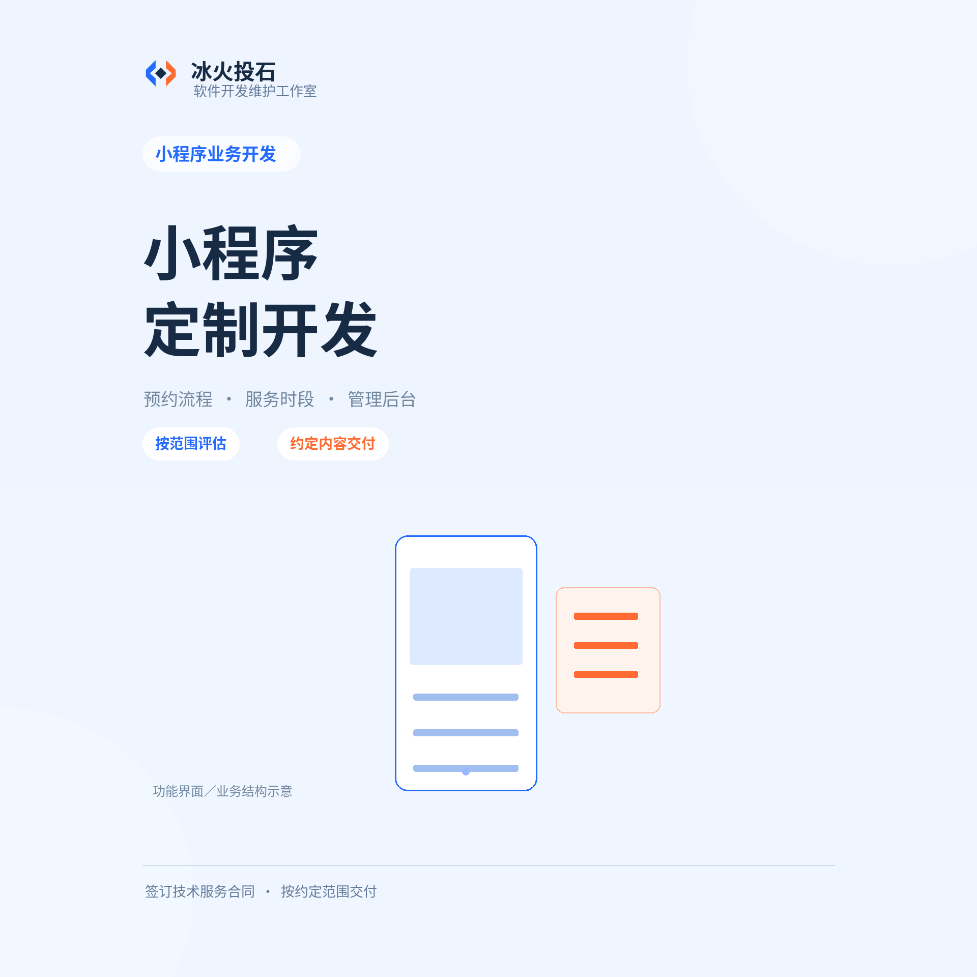 小程序定制开发预约服务管理后台开发服务