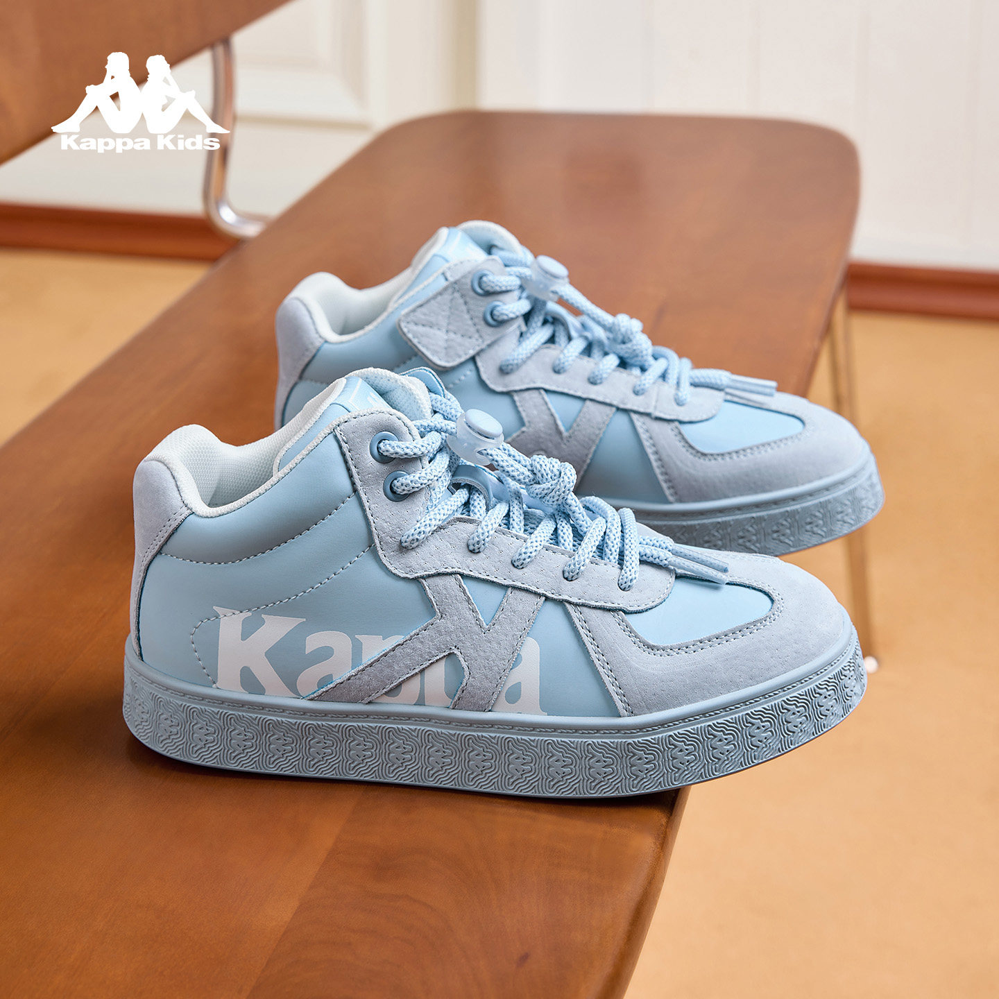 KappaKids高帮儿童板鞋