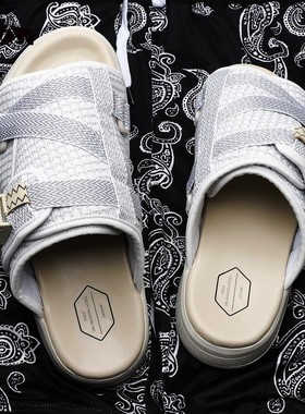 贾基椰子拖鞋休闲沙滩CHRISTO  VISVIM拖鞋男潮外穿一字拖