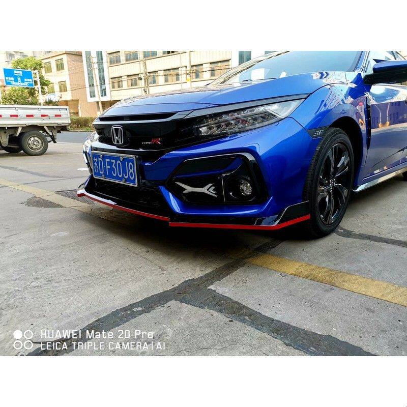 2021款十代思域两厢改装前铲子前后大小包围装饰前唇运动套件