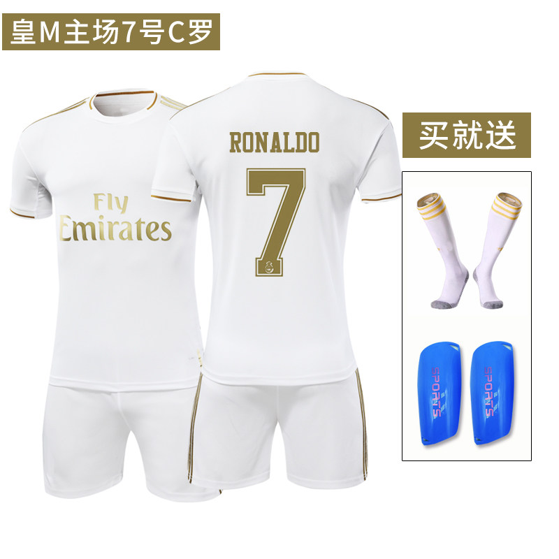 2425 레알 마드리드 저지 축구 유니폼 정장 남성용 및 여성용 NO. 7 C ROMBAPPE 팀 유니폼 아동용 학생 트레이닝 유니폼 맞춤 제작
