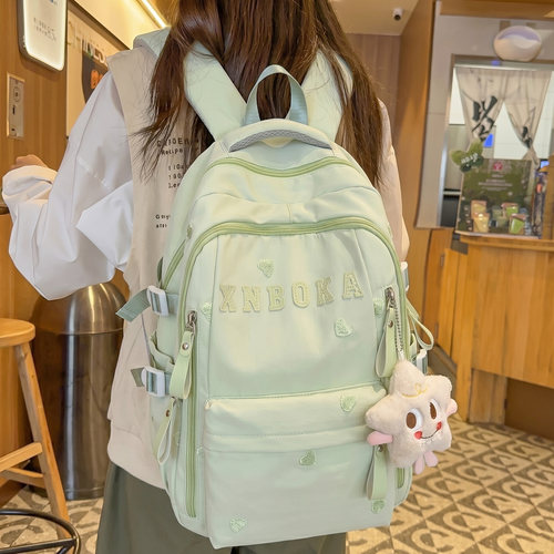 Nit Zana减负护脊书包女生小学生2026新款初中生儿童多层双肩背包