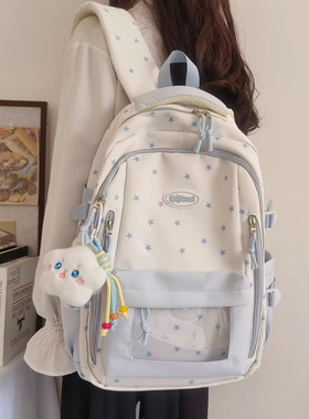 法国Nit Zana减负书包女小学生2026新款大容量小众初中生双肩背包