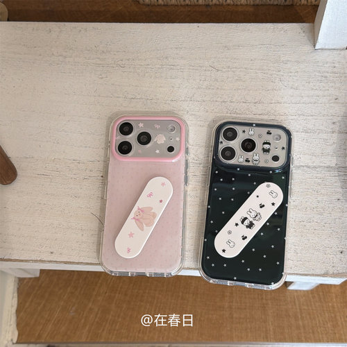 韩系波点丝带兔子创可贴