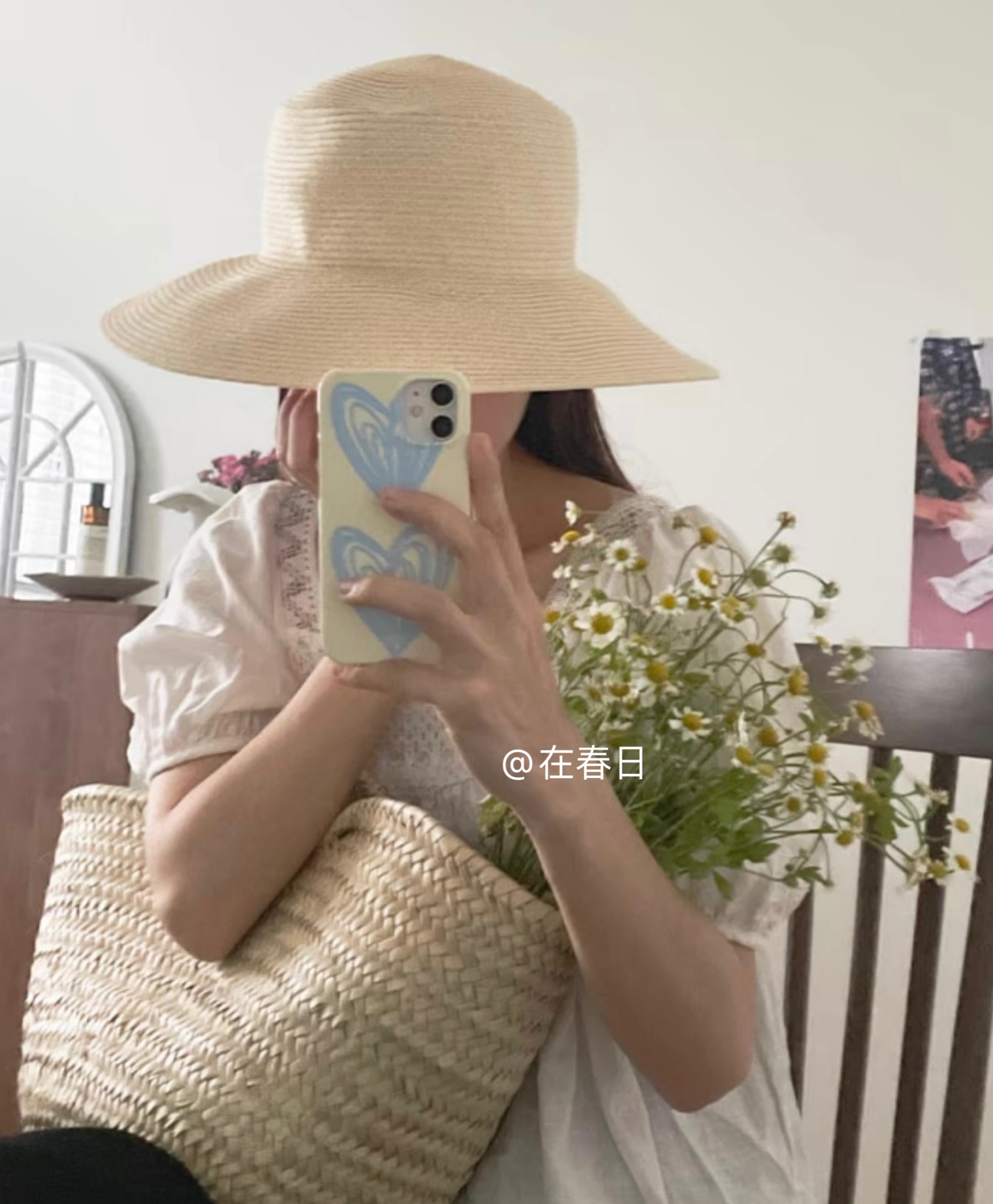 韩国ins小众博主奶黄爱心手机壳