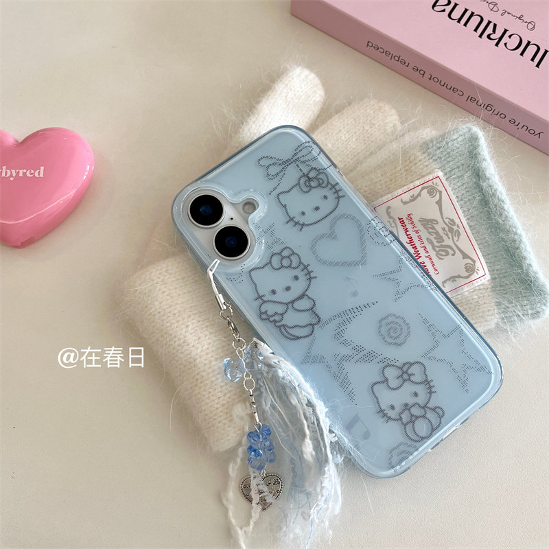 在春日ins卡通时髦y2k甜妹星星kt猫咪手机壳适用苹果16Promax全包链条17Promax女生15promax保护壳14Pro/13,3C数码配件,手机保护套/壳,淘宝优惠券,粉丝福利购,淘宝优惠卷