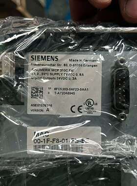 {议价}6FC5303-0AF23-0AA1西门子MCP 310C