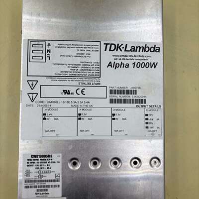 {议价}TDK-Lambda Alpha 1000W电源，CWD10