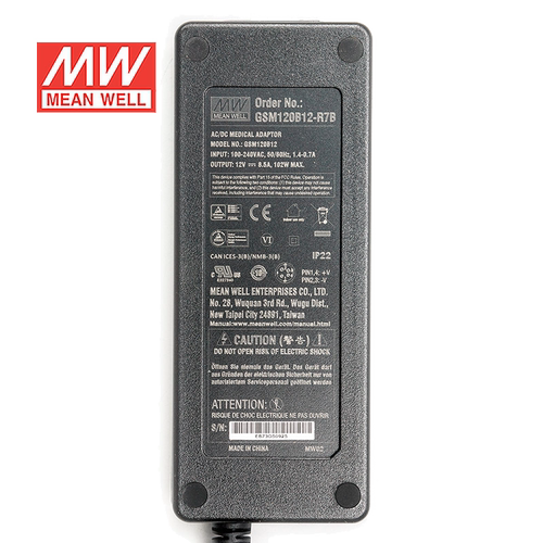 明纬48V电源120W GSM120B48-R7B 2.5A医疗节能适配器环球认证二插